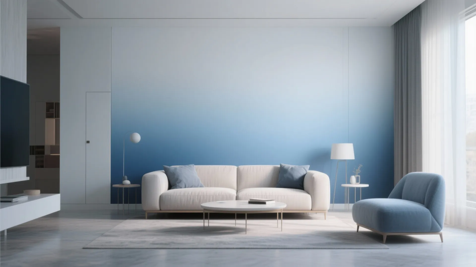 8. Ombre Gradient Walls