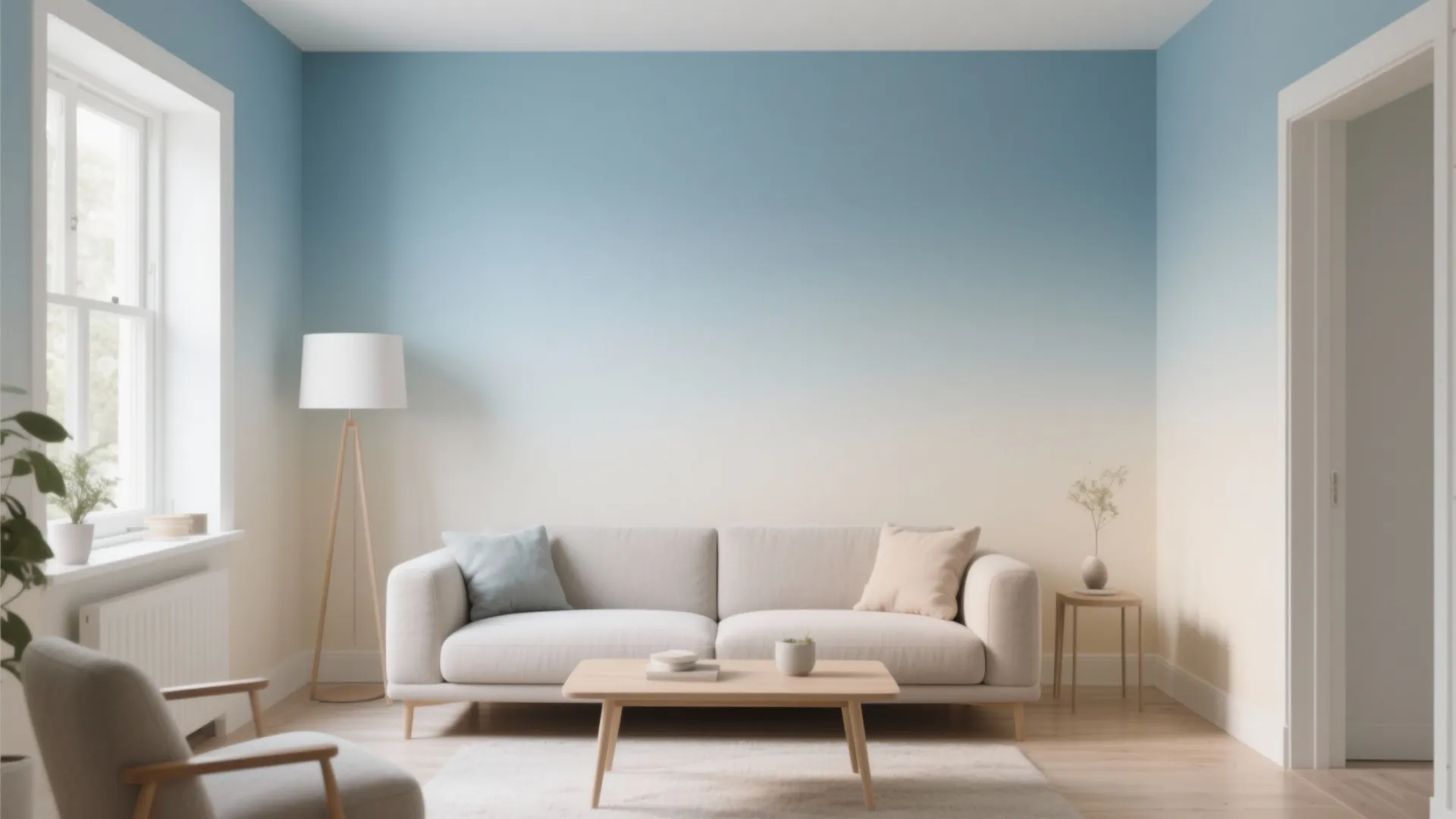 9. Two-Tone or Half Painted Effect