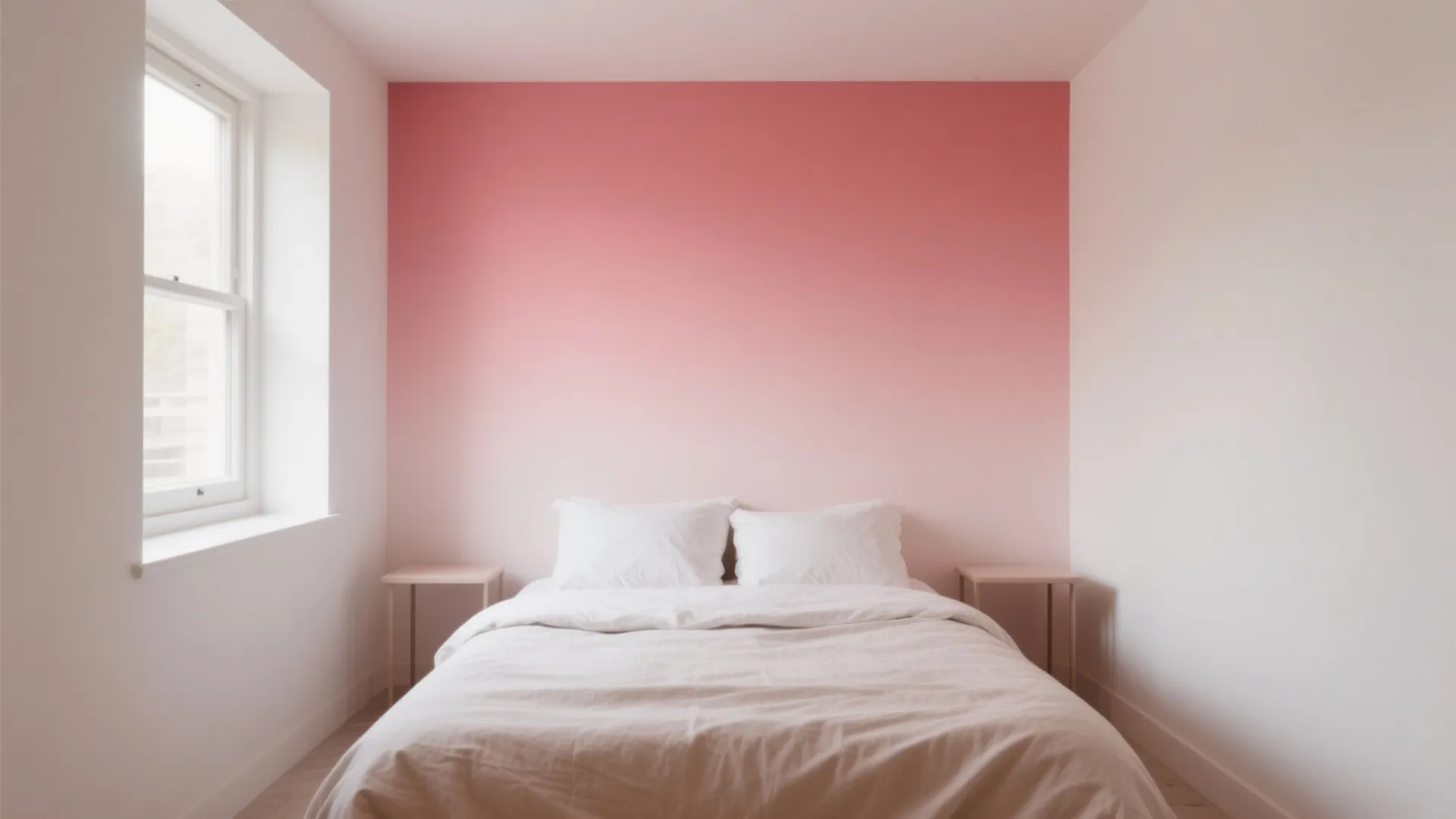 Ombre Pink Gradient Wall