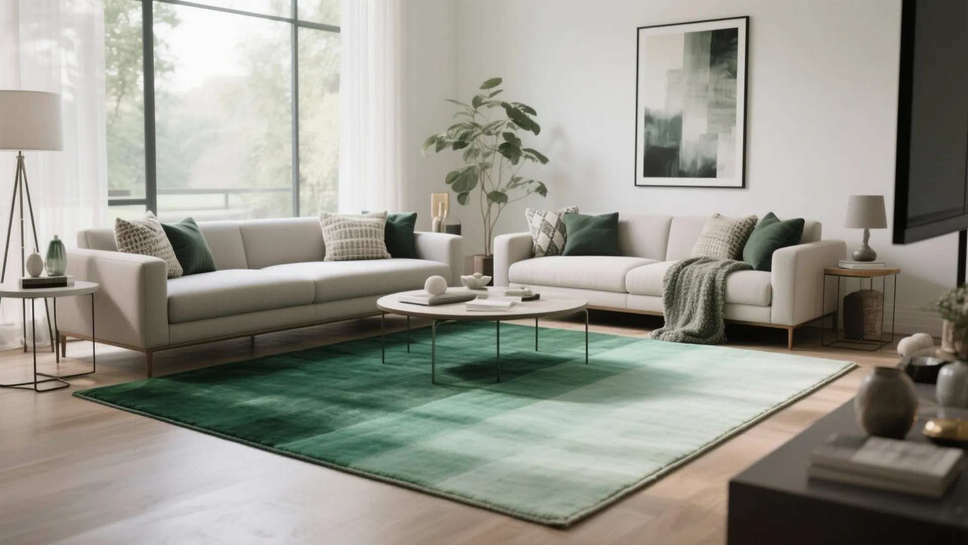 4. Ombre Green Gradients