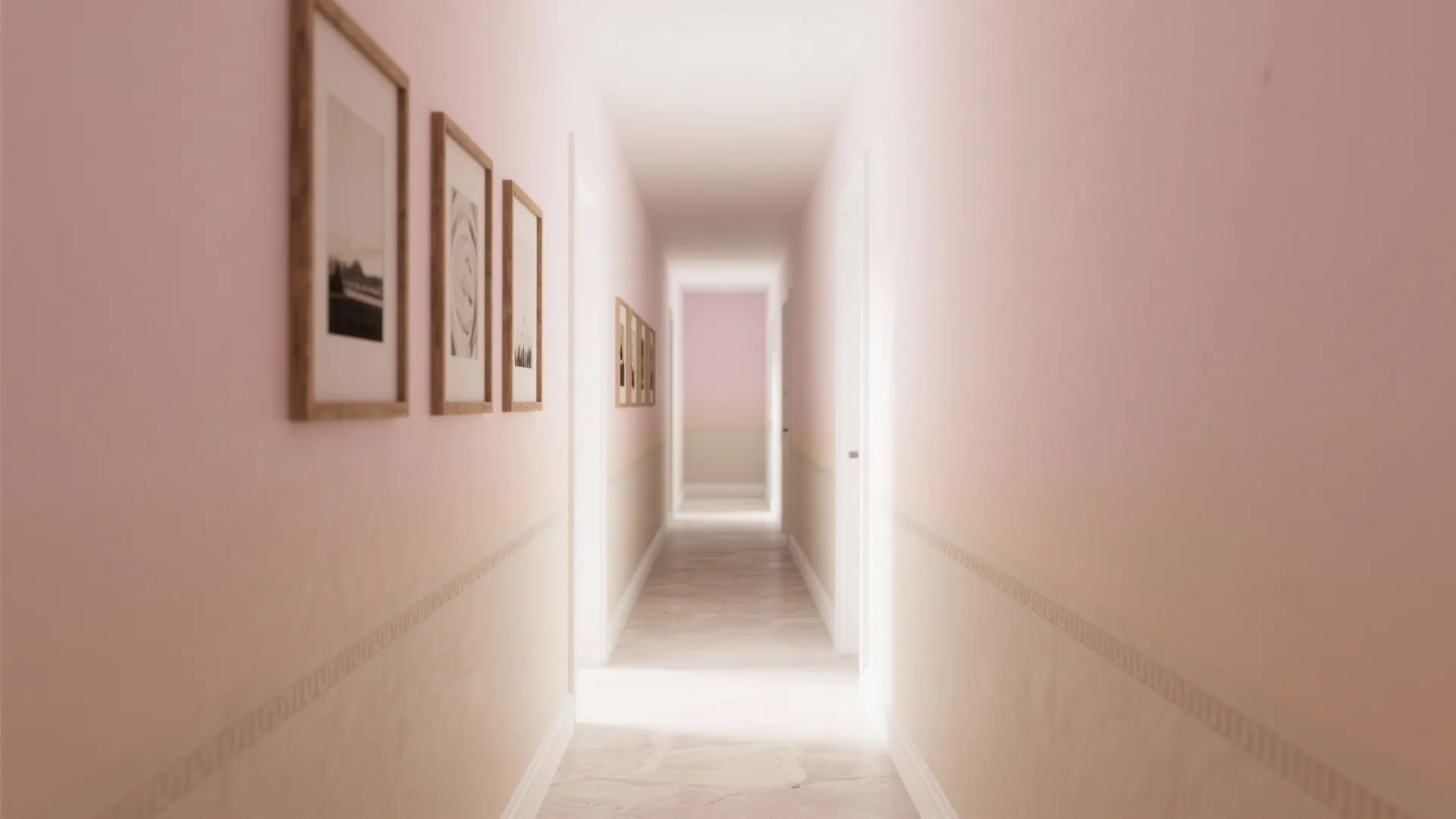 Ombré walls with soft gradients