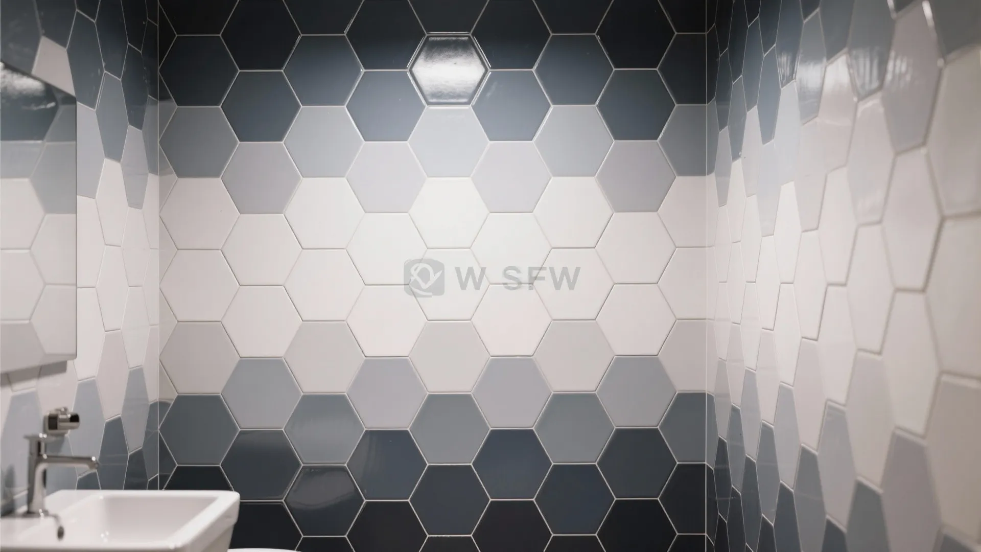 4. Ombre Hex Pattern