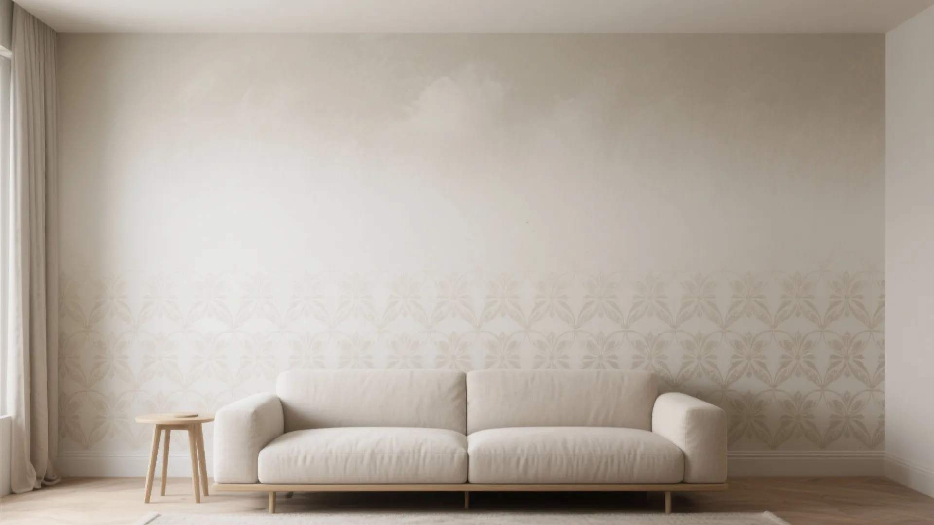 Ombre Limewash with a Soft-Repeat Stencil Fade