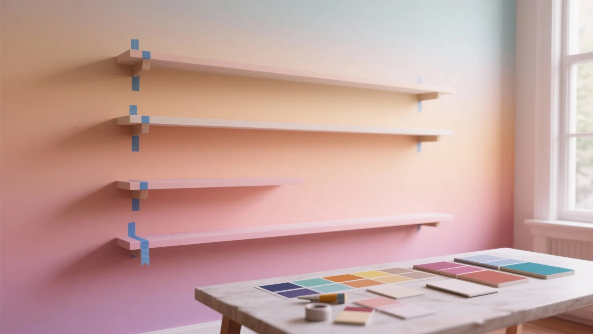 4. Painted Mural or Ombre Wash for Personality