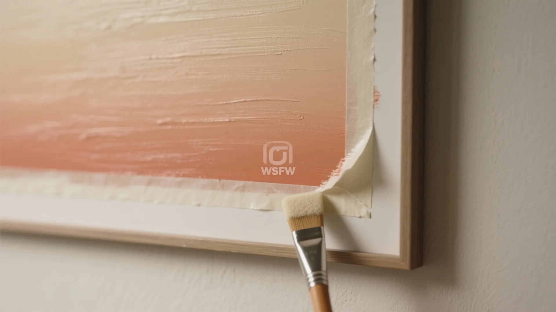 3. Framed Ombre or Gradient Blocks