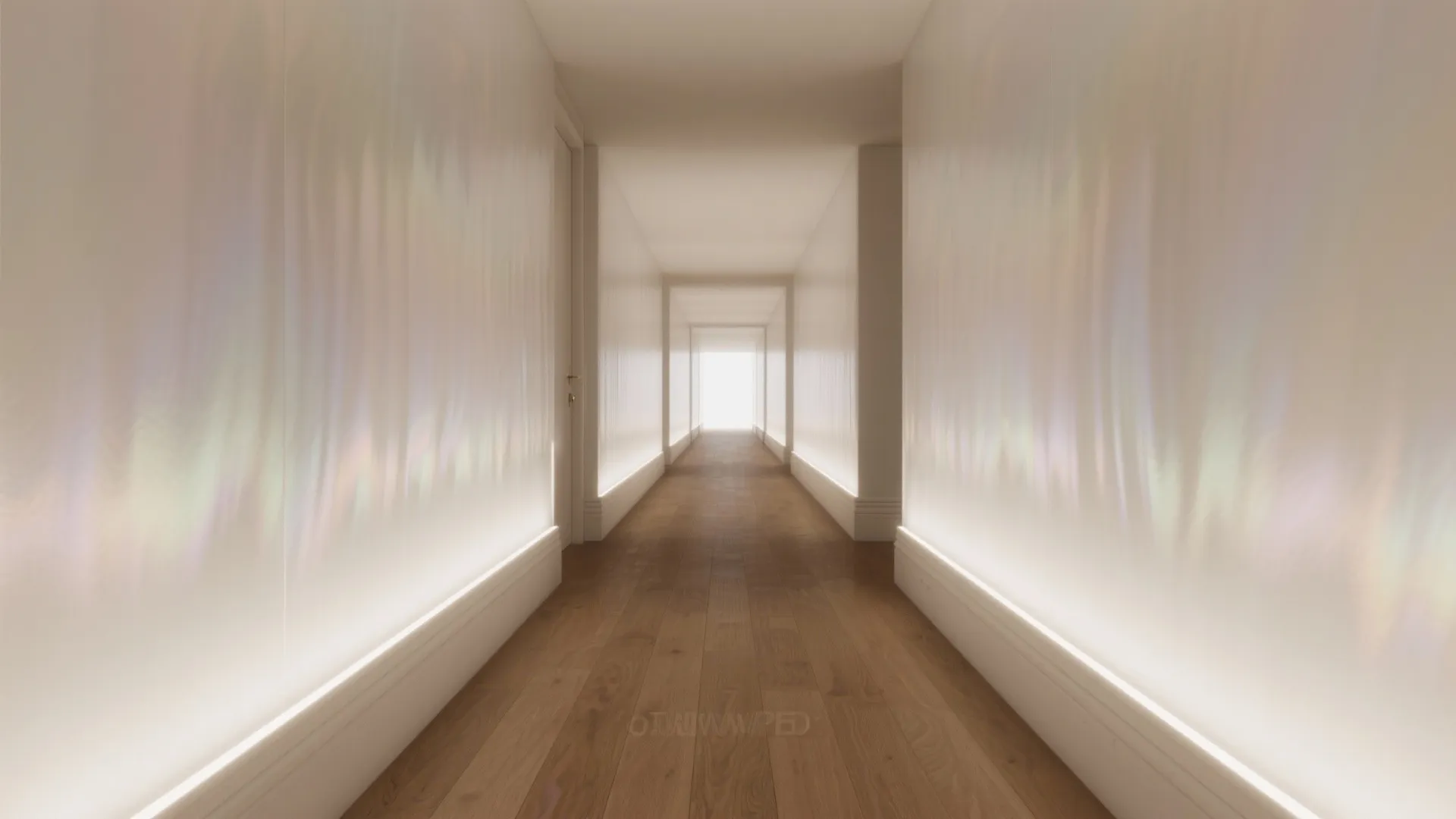 3. Ombre Pearlescent Hallway