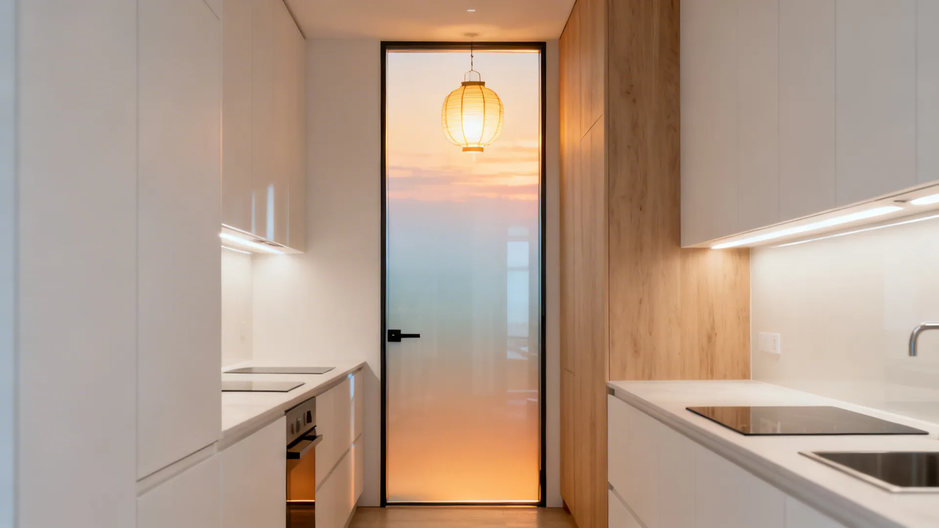 Soft-gradient ombré for privacy