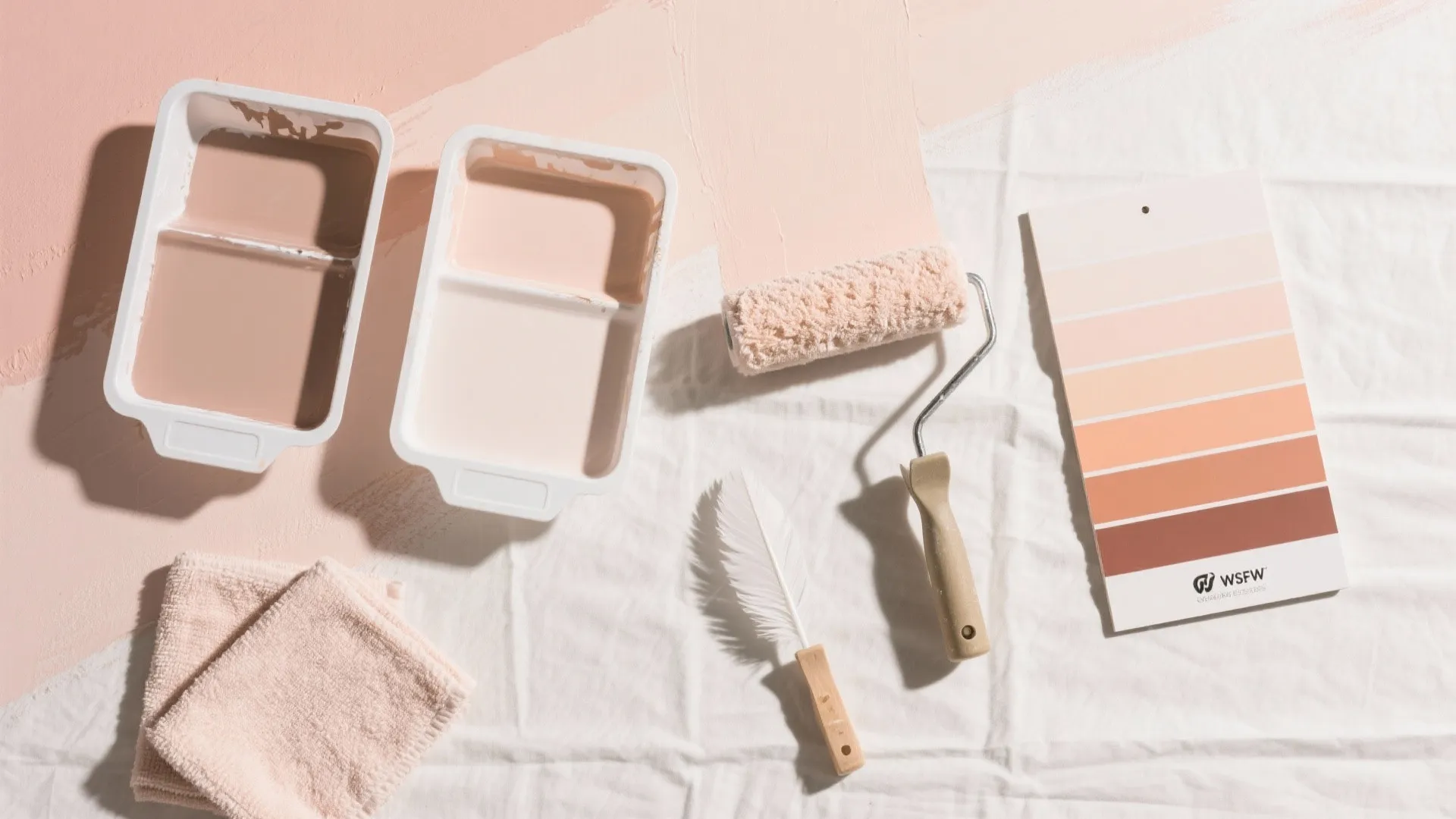 Ombre Gradient Walls with a Roller