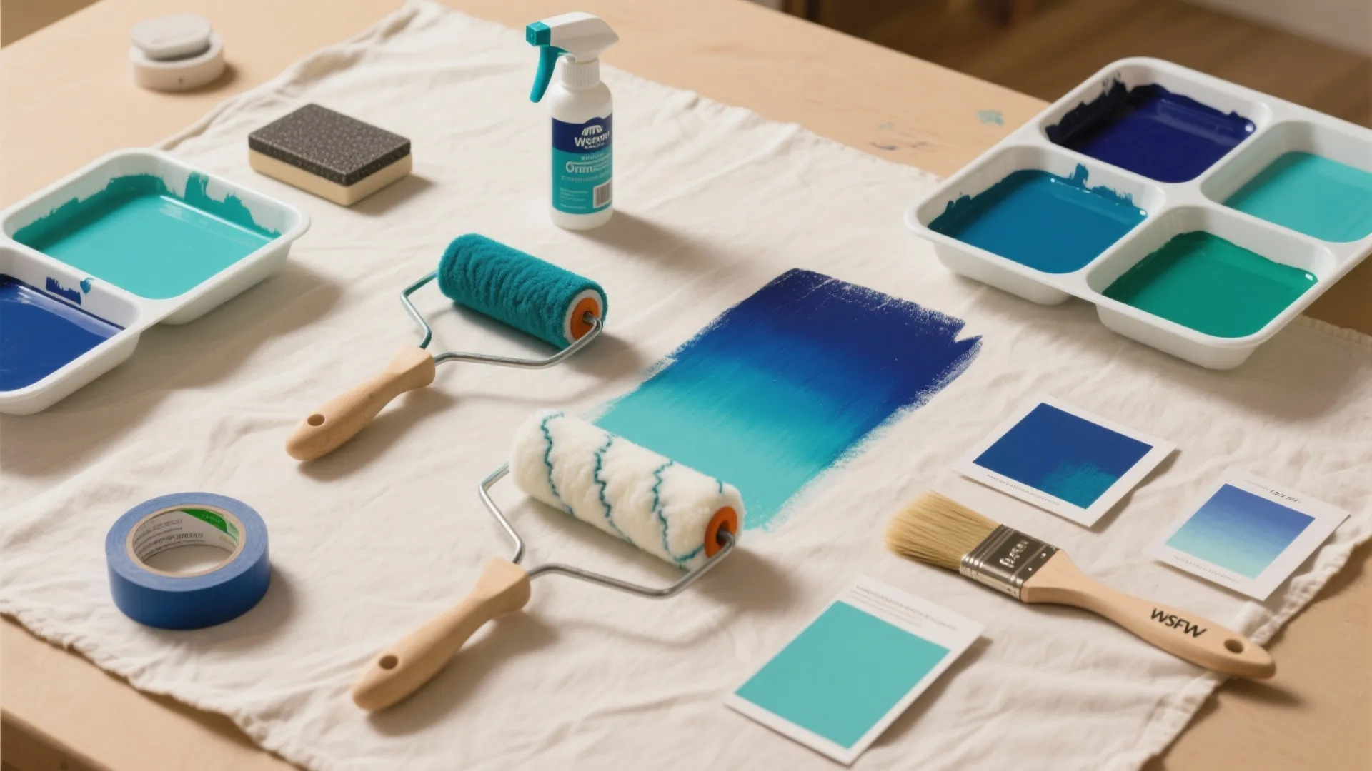 Peacock Feather Ombre Gradient