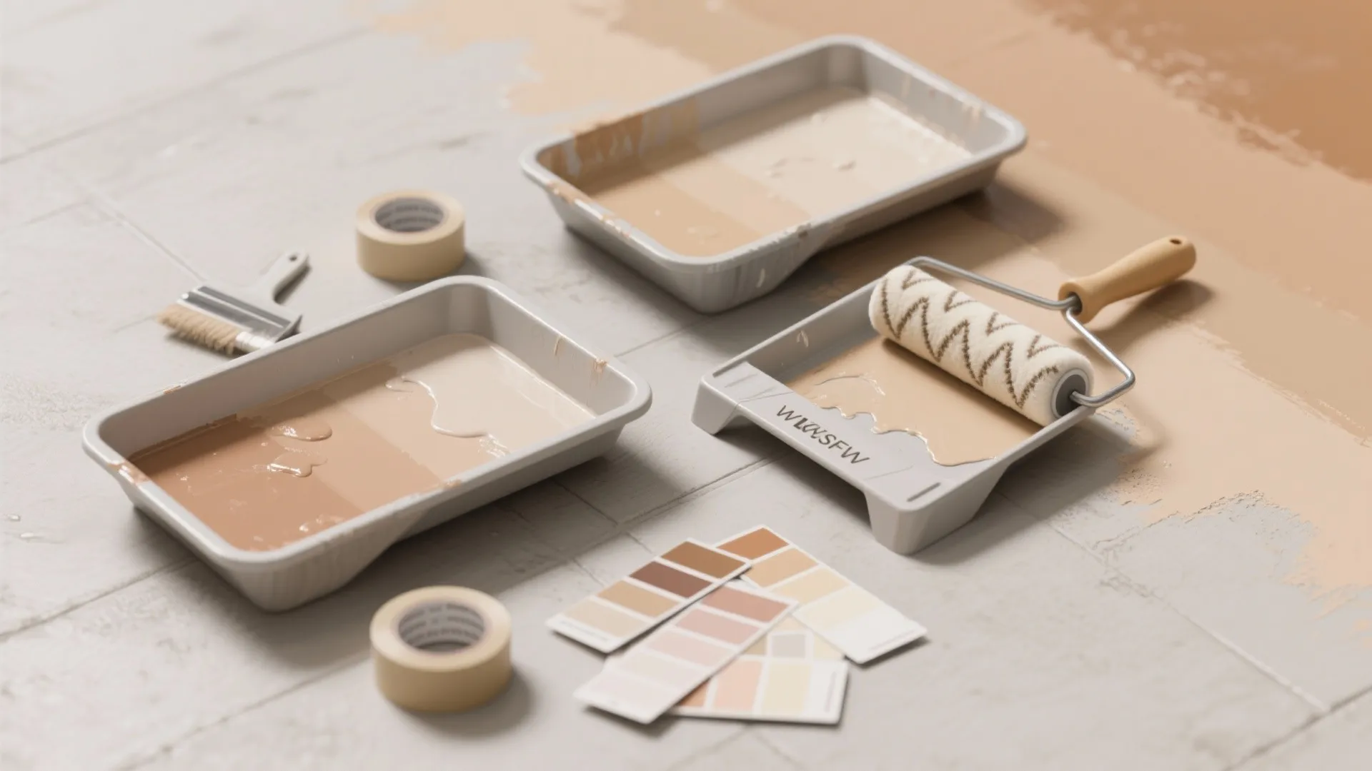 Soft Ombré Wash (Two- or Three-Tone Gradient)