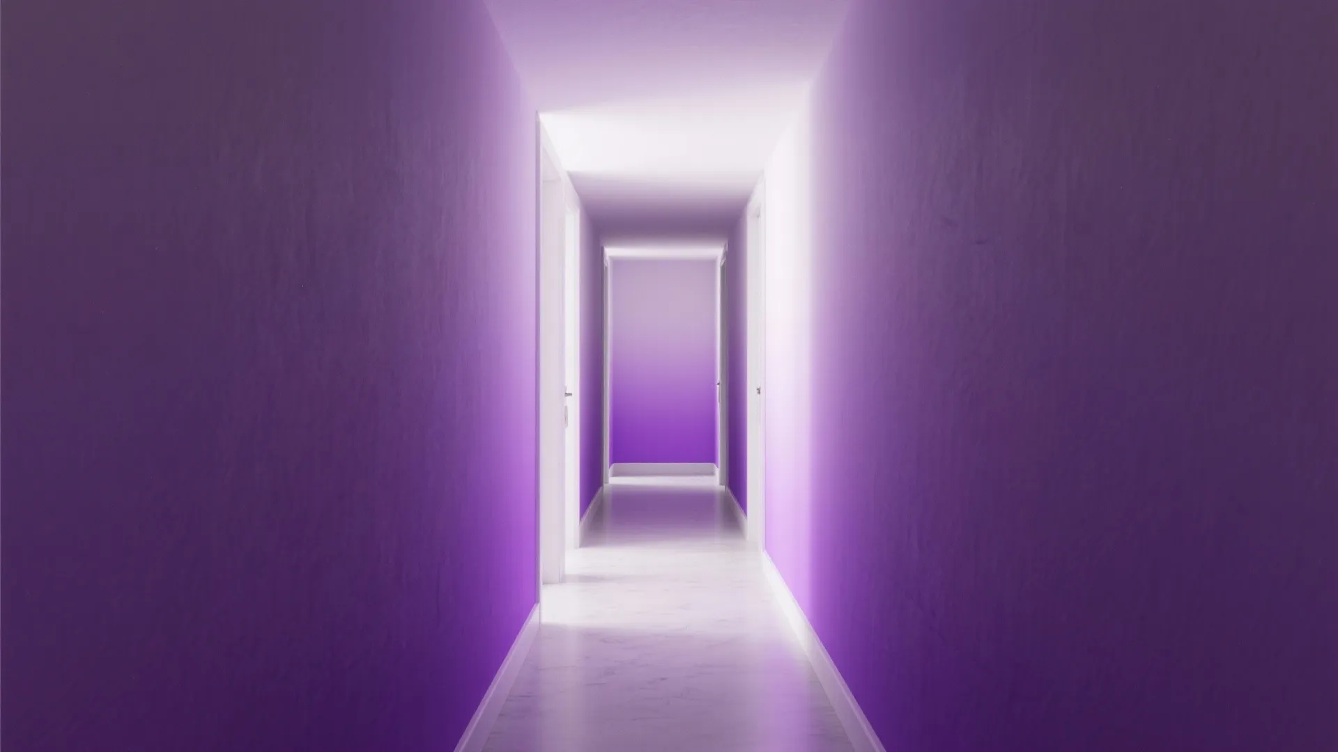 Ombre Purple Hallway