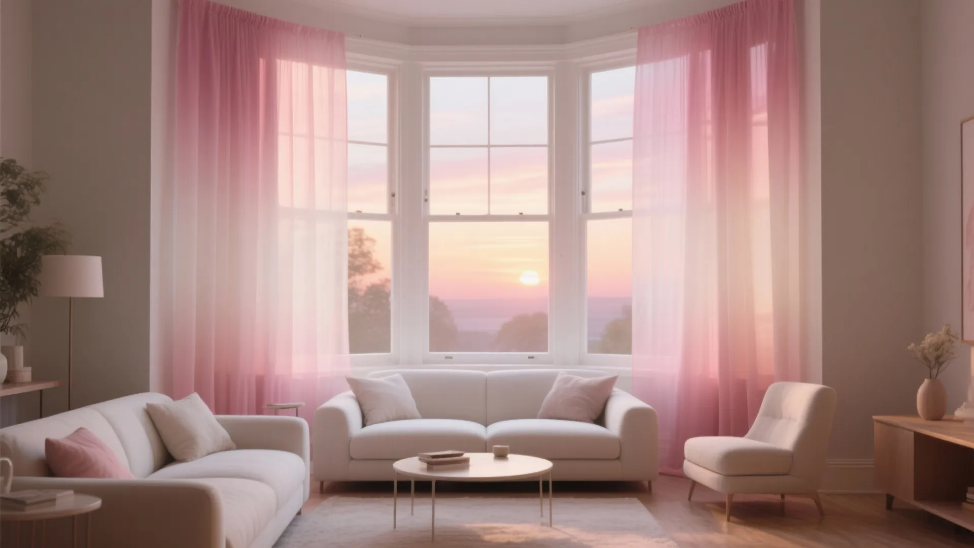 6. Ombre Sheer Curtains