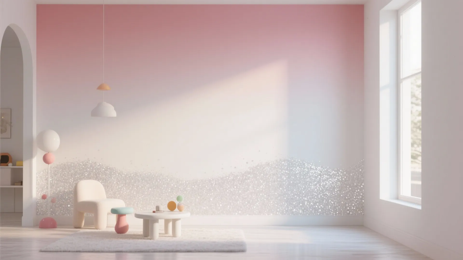 4. Ombre Transition from Matte to Sparkle