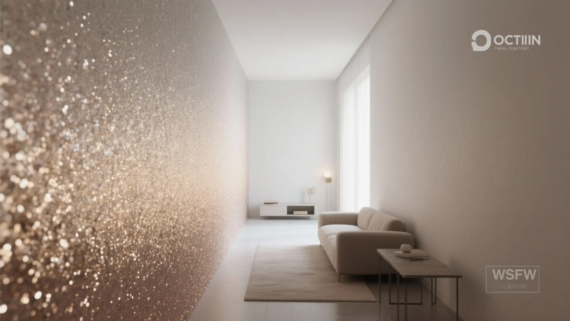 3. Metallic Stenciling for Drama