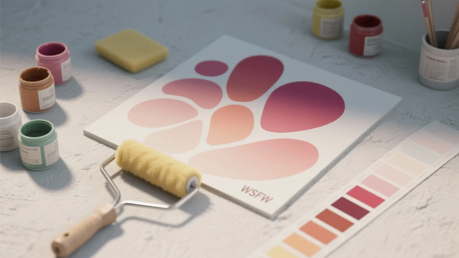 3. Ombre stencils for soft gradients