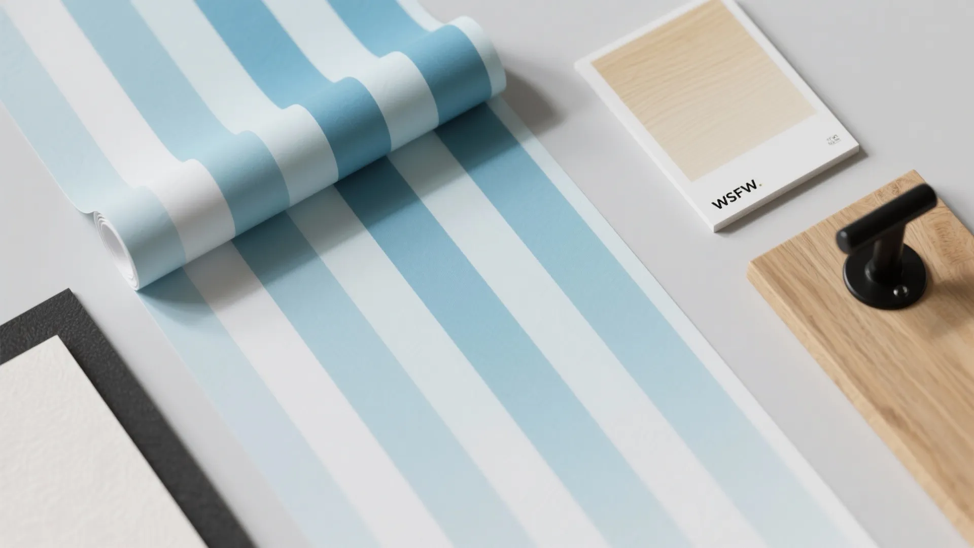 Ombre Stripes: Vertical Lift in Tiny Bedrooms