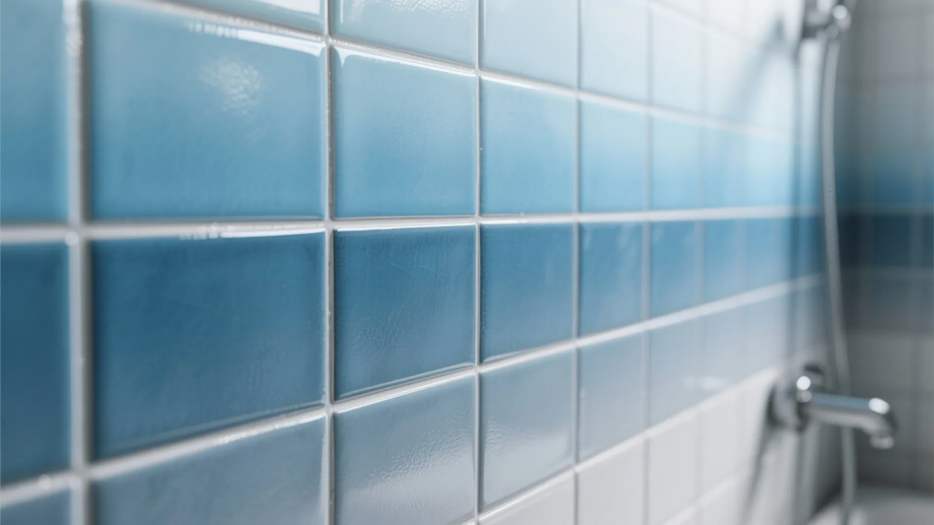 1. Ombre subway tiles for vertical drama