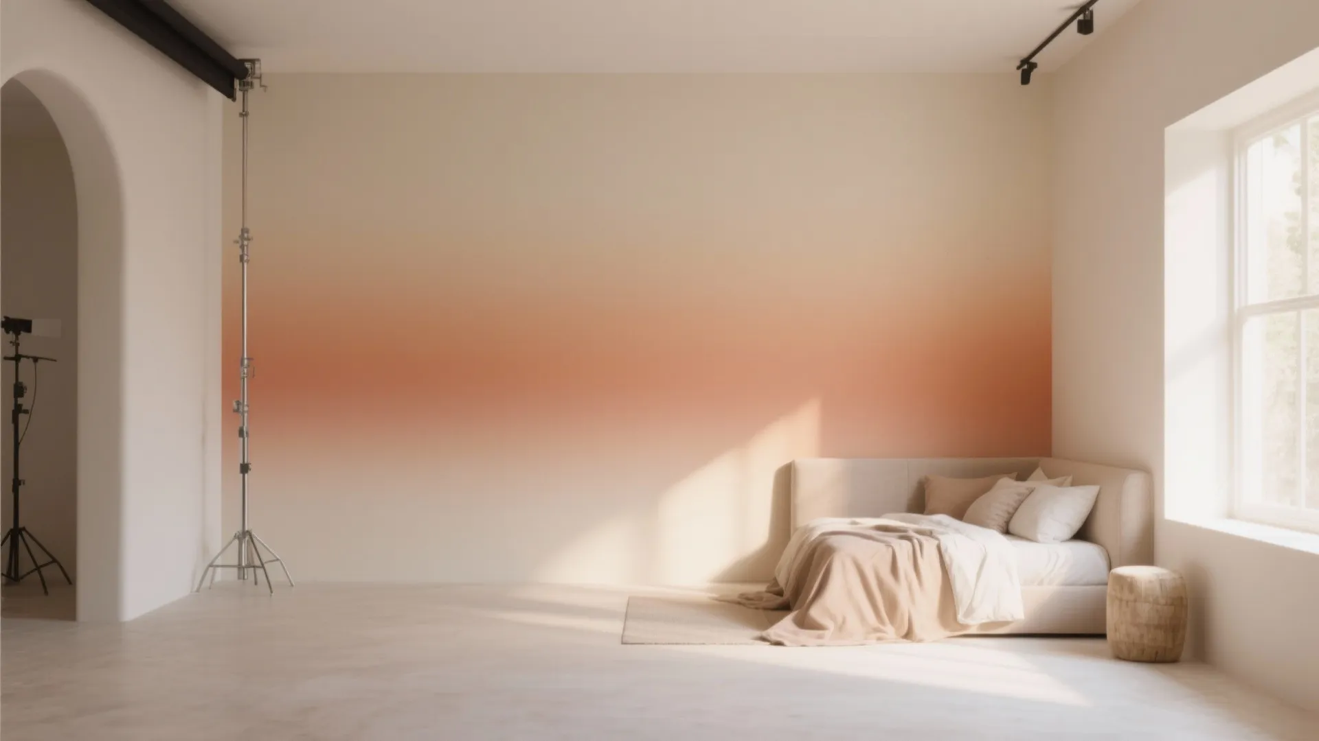 2. Subtle Ombre or Gradient Walls