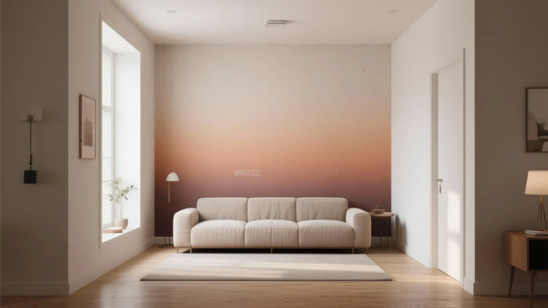 5. Gradient Wash or Ombre Wall