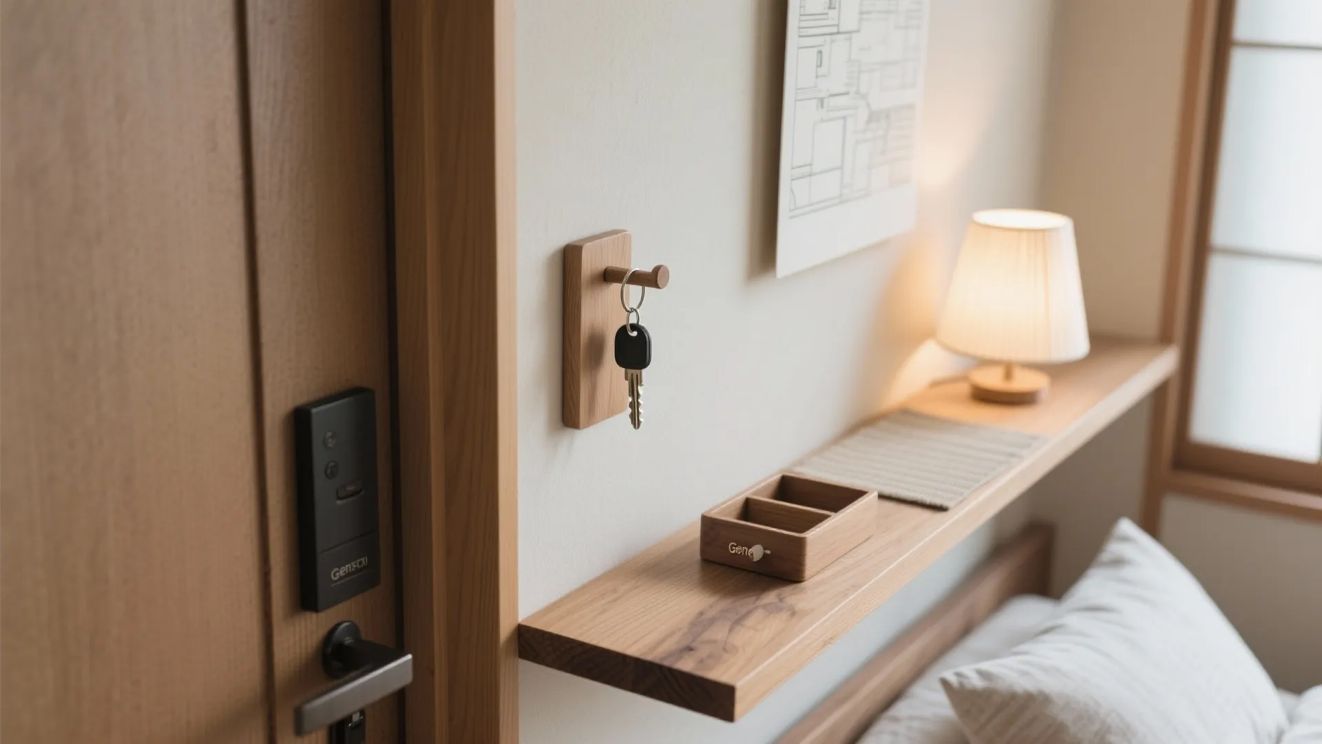 小物で動線を崩さない：フック、トレー、充電基地