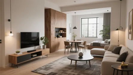 Stylish 1 Bedroom Apartment Design Ideas