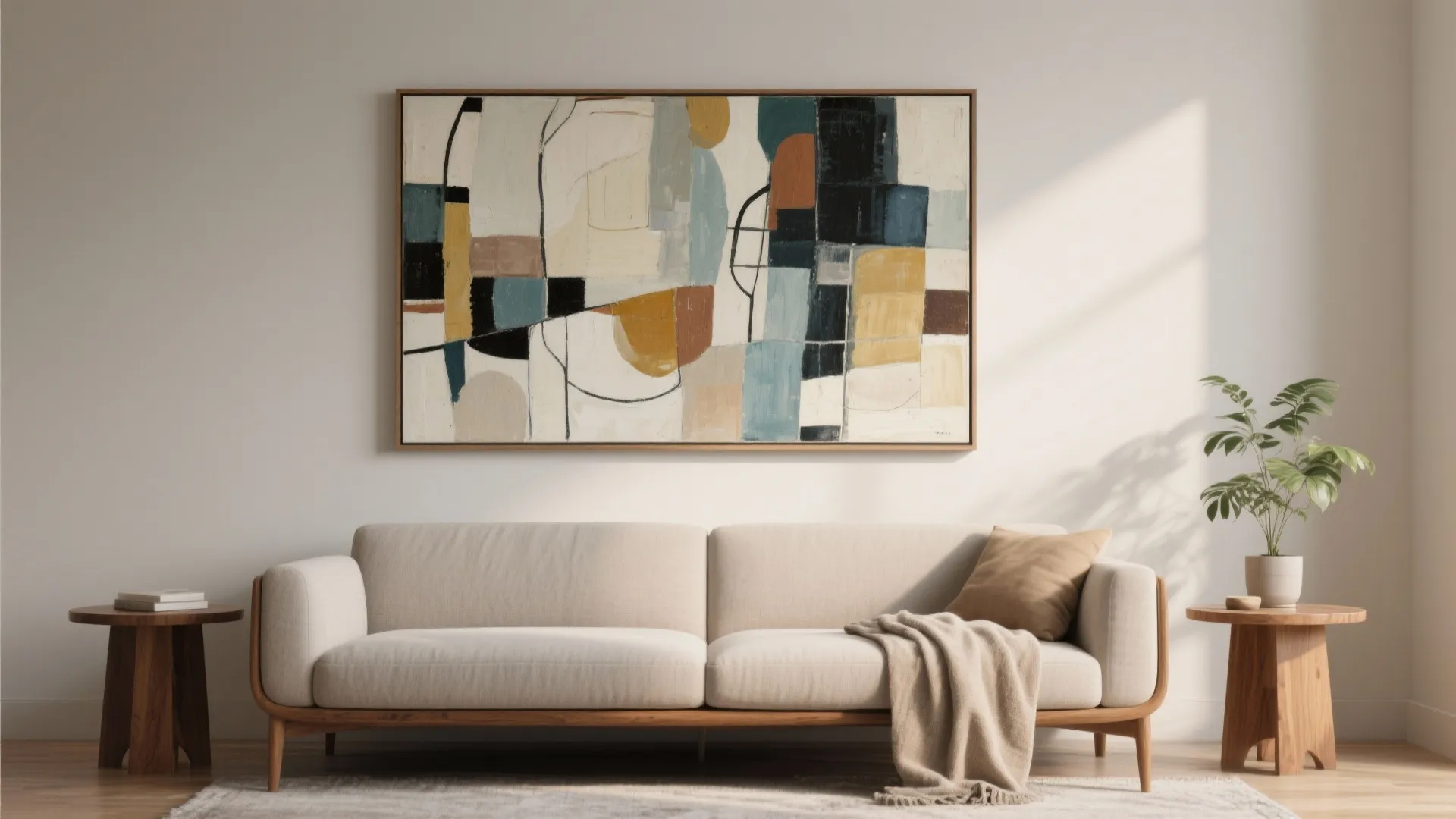 1. One Large Statement Painting