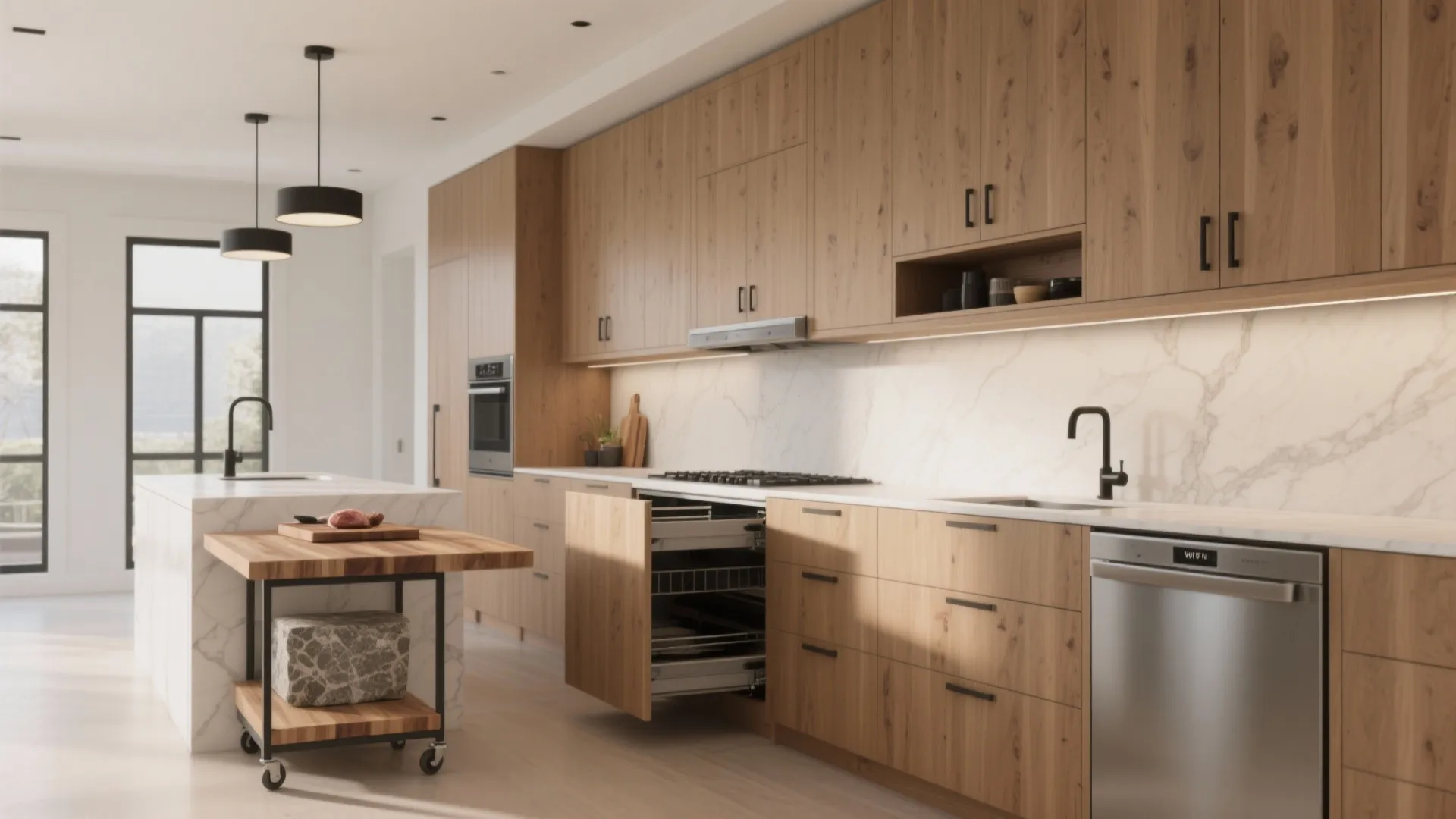 One-Wall Wonder + Mobile Island