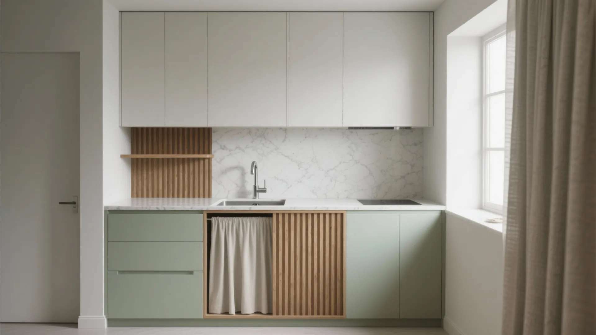 Tip 1: One-wall wonder with clever concealment