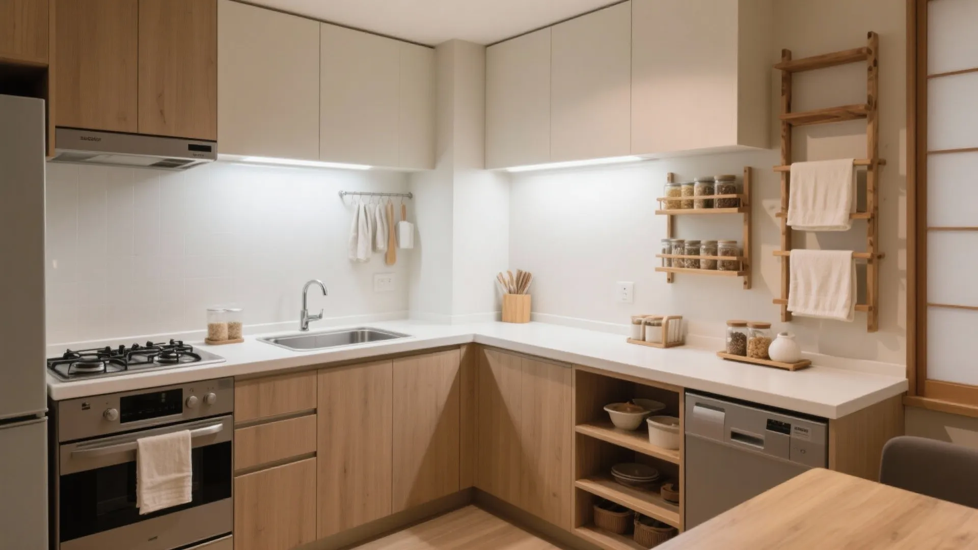 Tips 4: キッチンは“1面1機能”で迷子にしない（収納技巧）