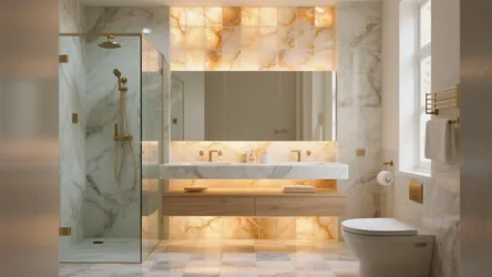 5 Onyx Tile Bathroom Ideas That Elevate Small Spaces