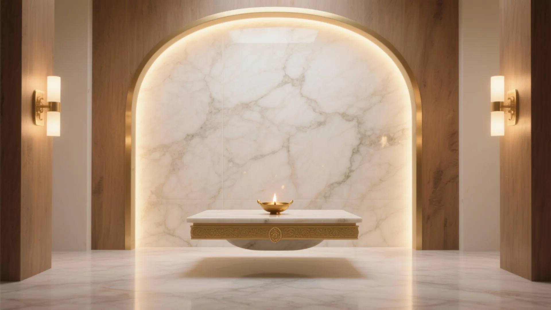 Large-Format Porcelain or Onyx-Look Slabs, Backlit with Care