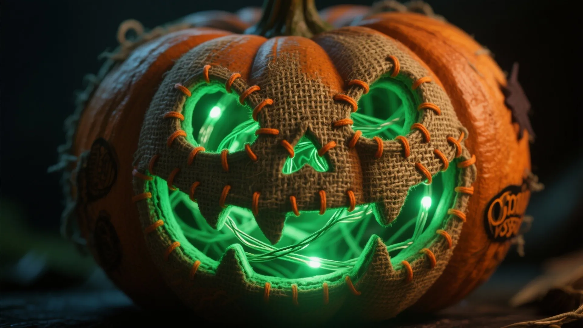 2. Oogie Boogie Pumpkin Lantern