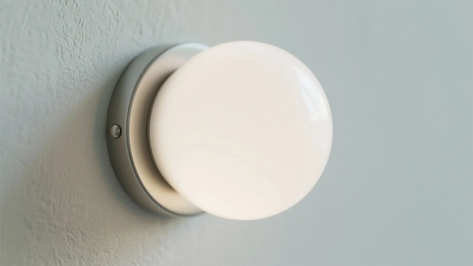 Minimalist wall sconces with soft diffusers