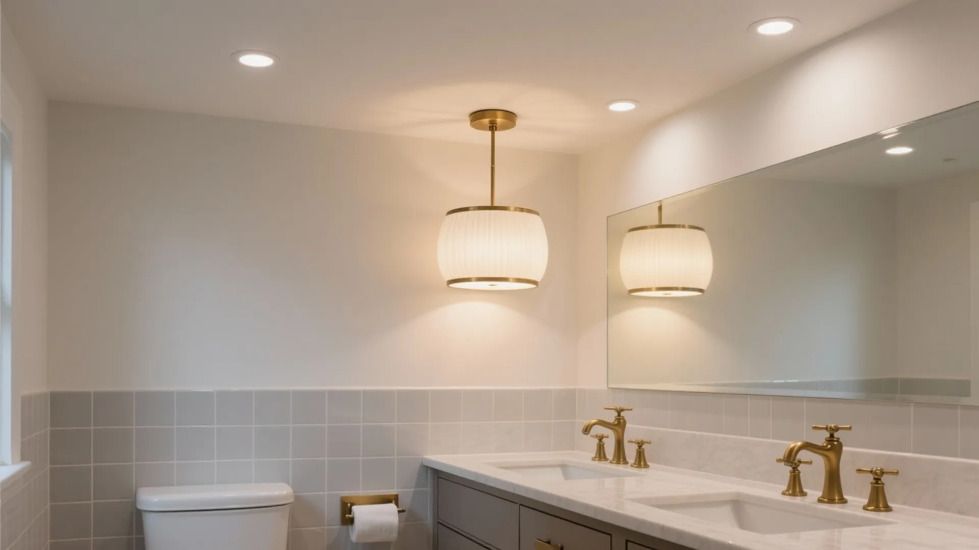 Statement flush-mount for personality and even spread