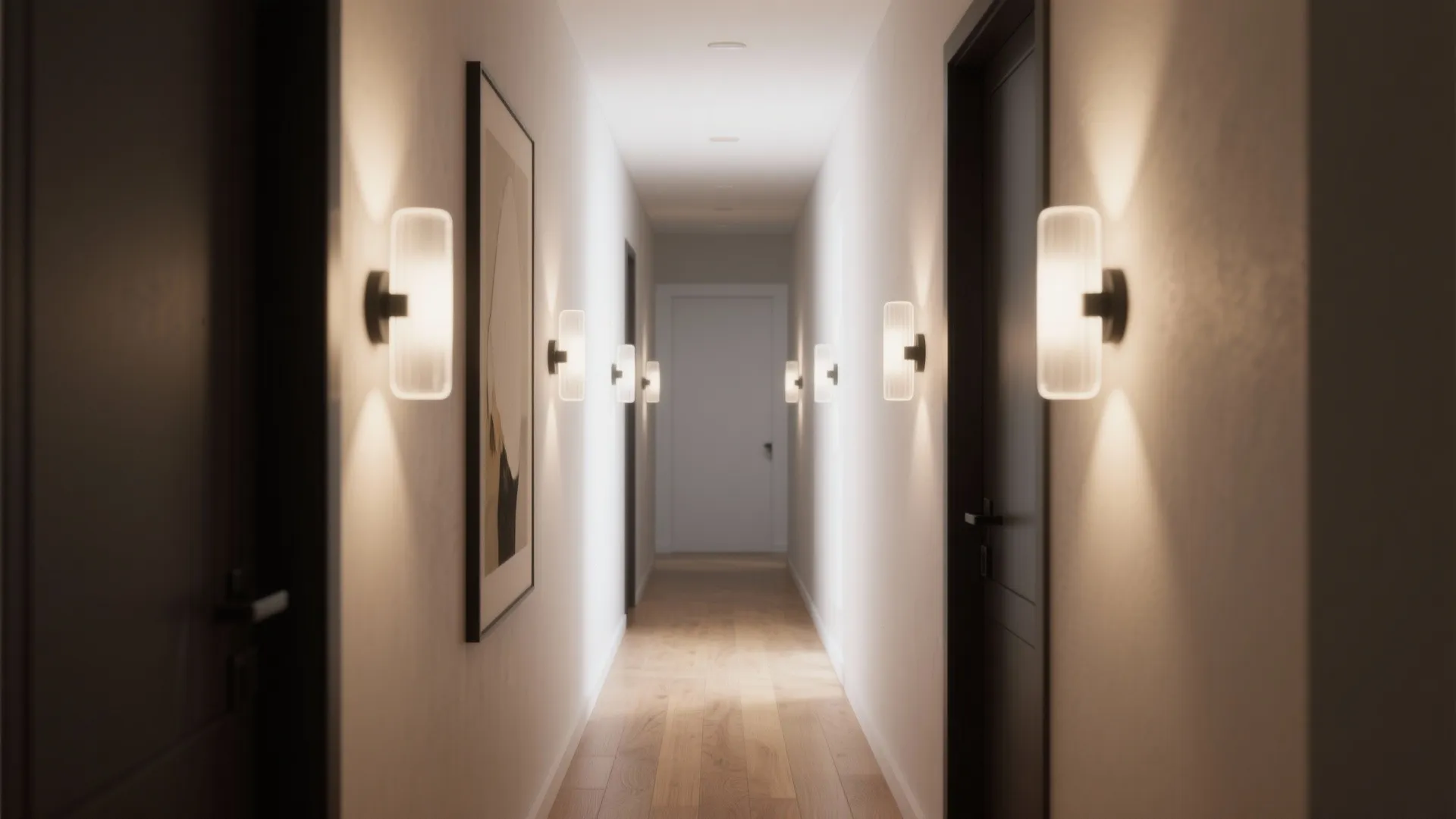 Opal glass shades for modern, glare-free glow