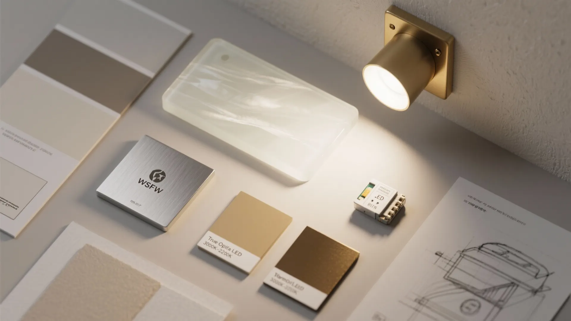 Opal Glass Domes to Smoothen Color Temperature