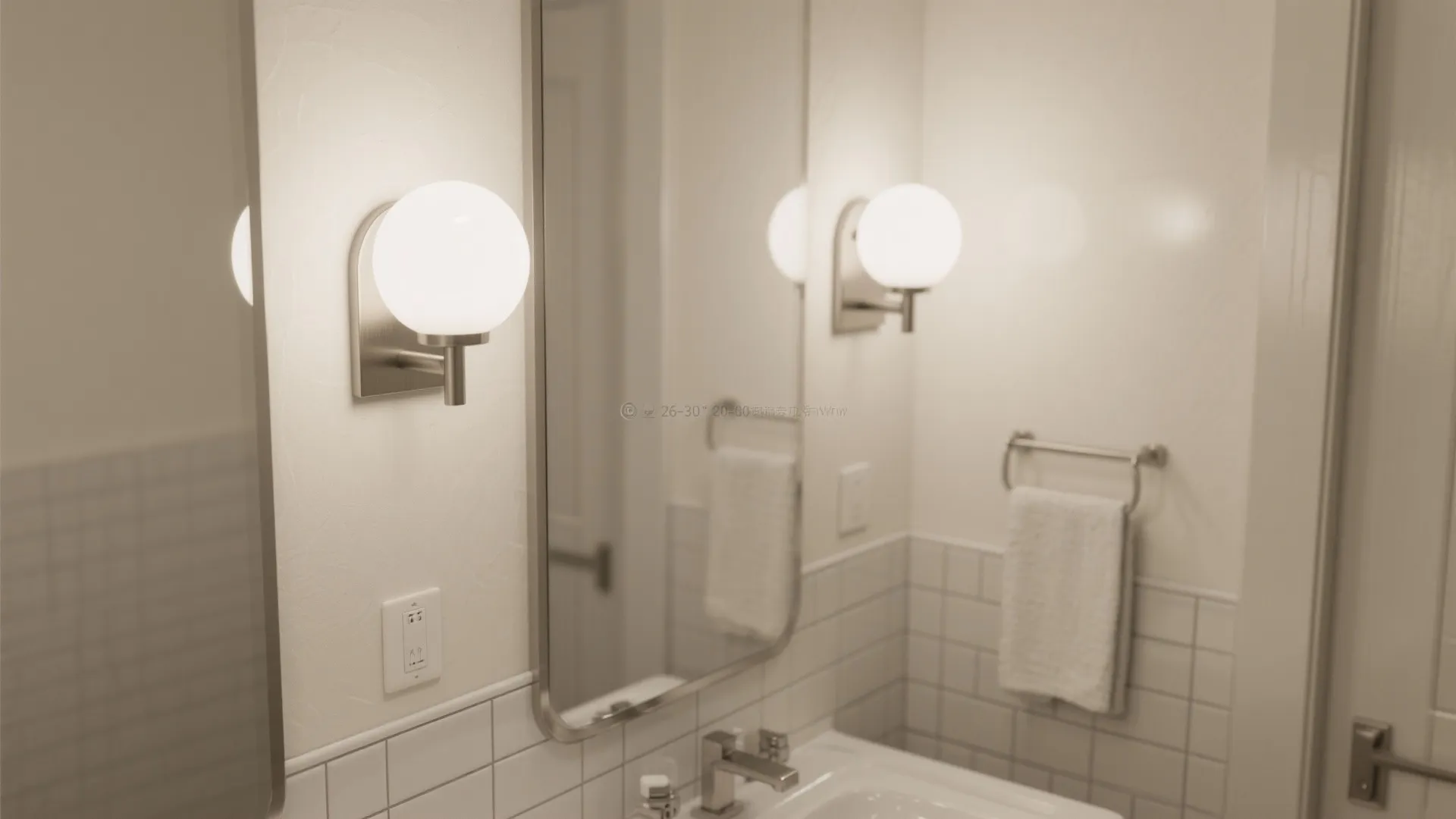 Opal globe sconces for soft diffusion