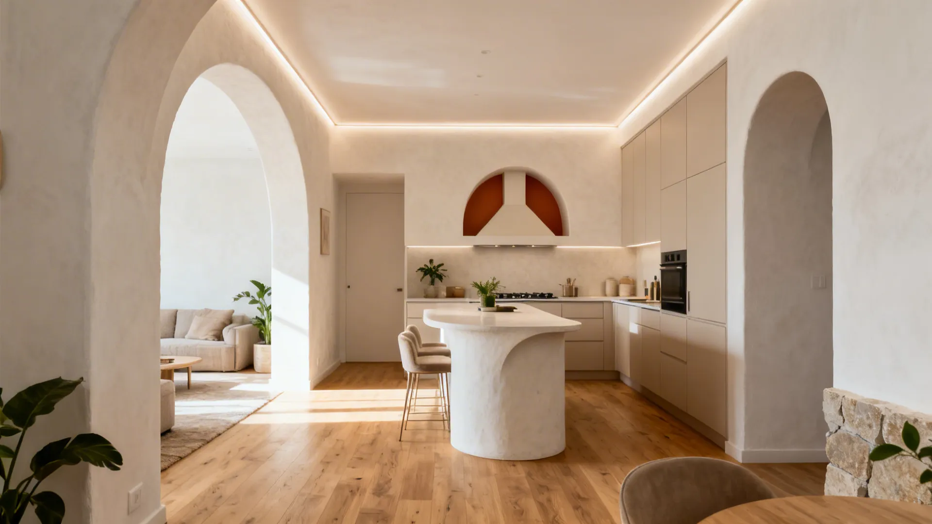 5 Arch Design Ideas for an Open Kitchen