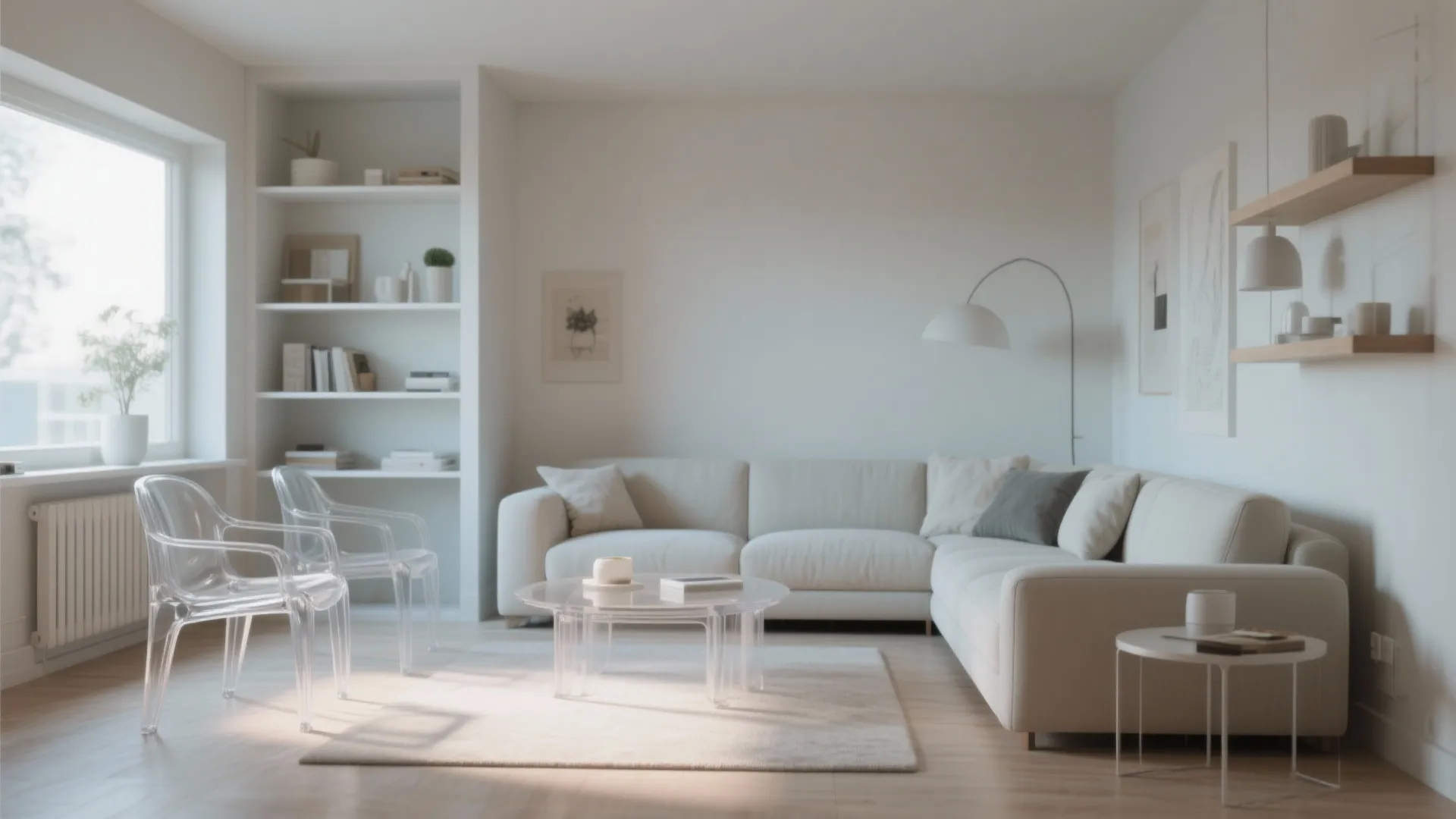 9. Open-Back or Glass Furniture