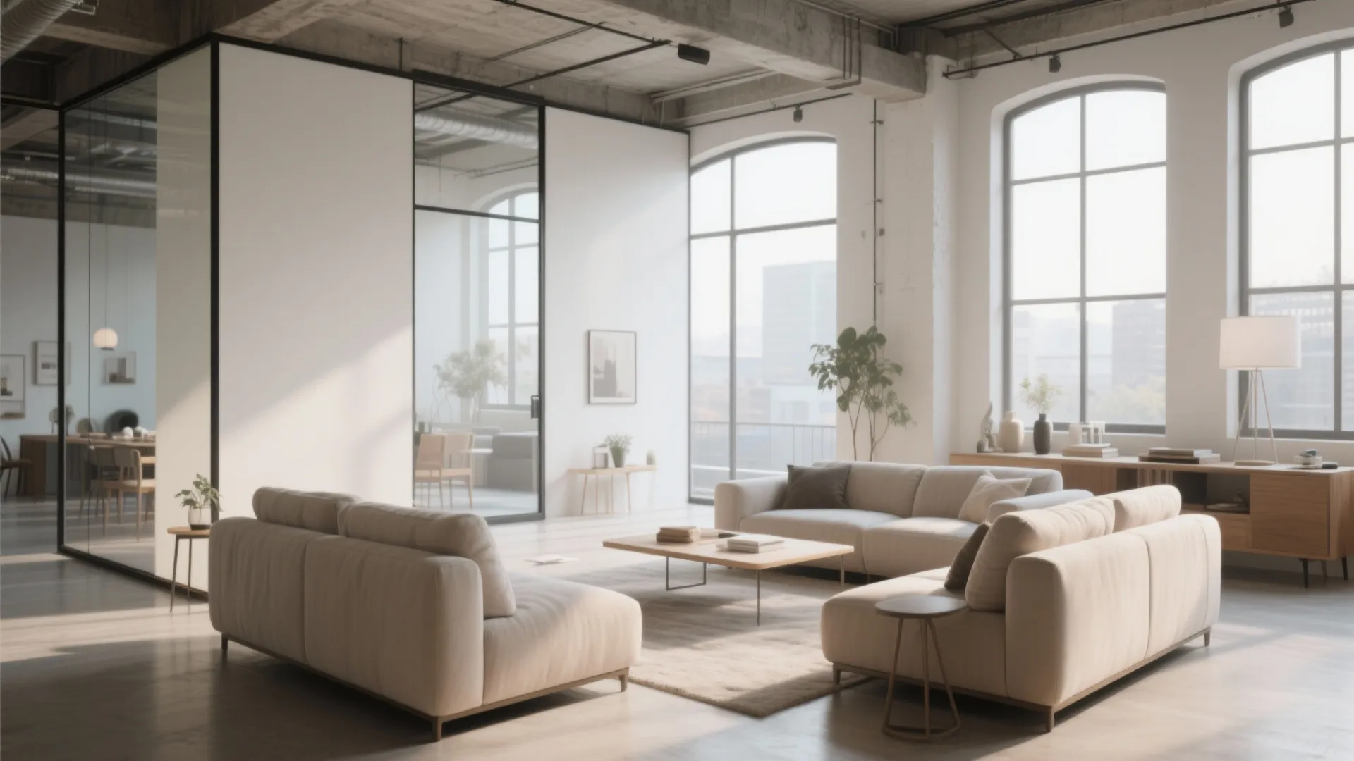 8. Open-Back Sofas for Flow