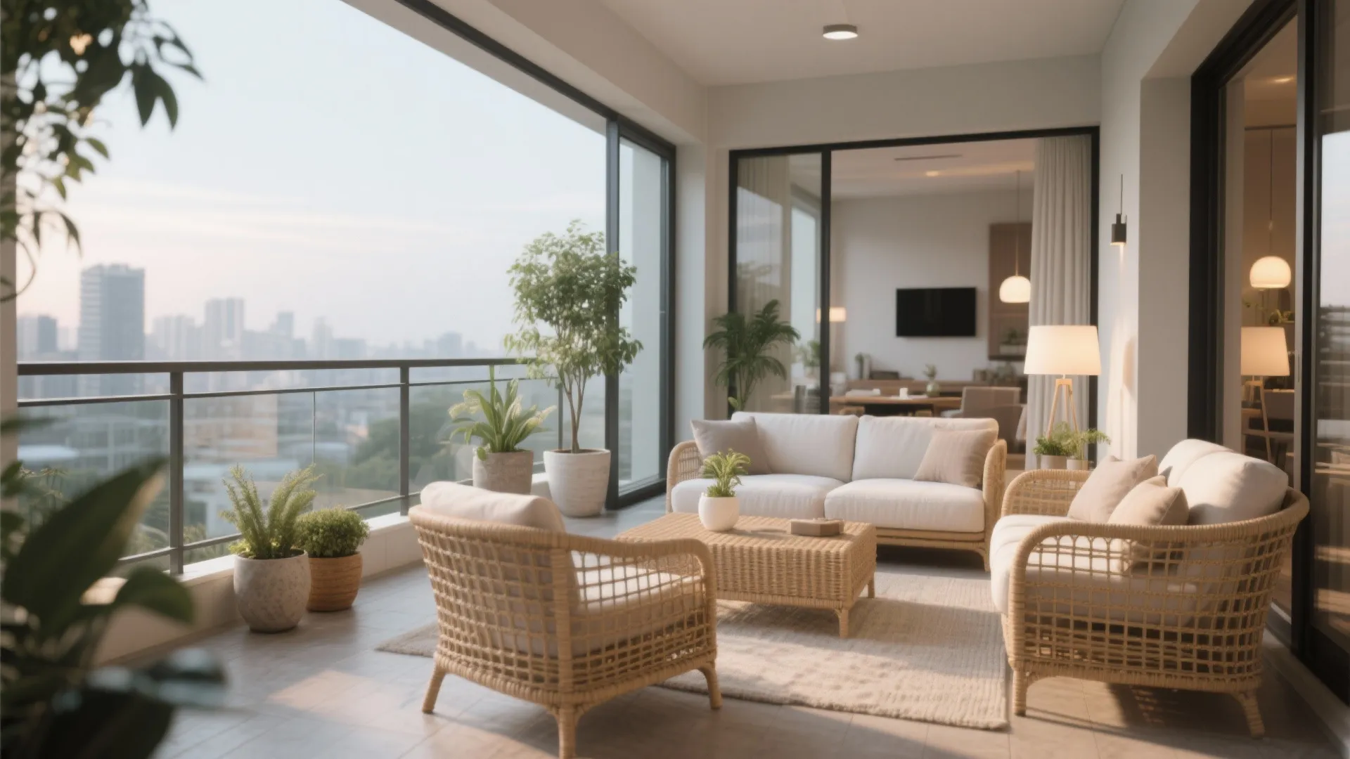 Open Balcony as an Extension of Living Space