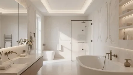 5 Creative Bathroom POP Designs Without a Ceiling