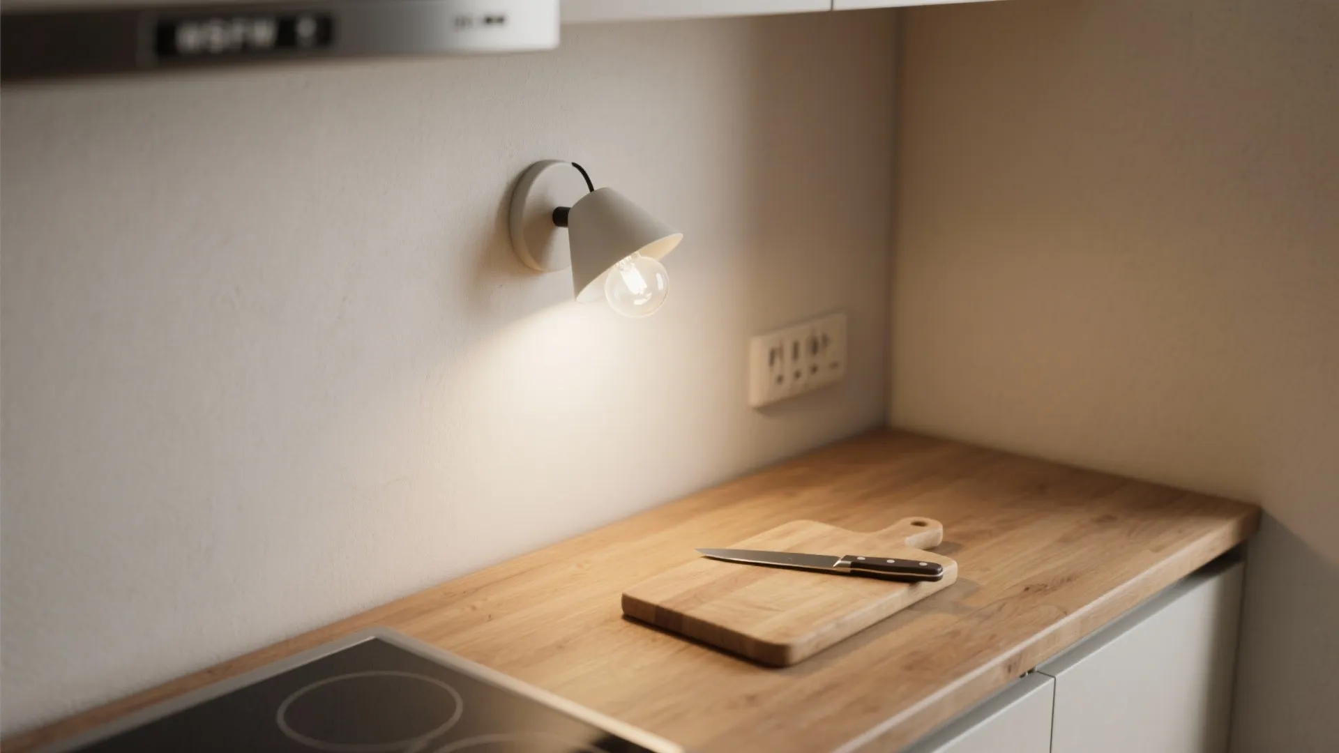 Half-shades and open-bottom shades for task lighting