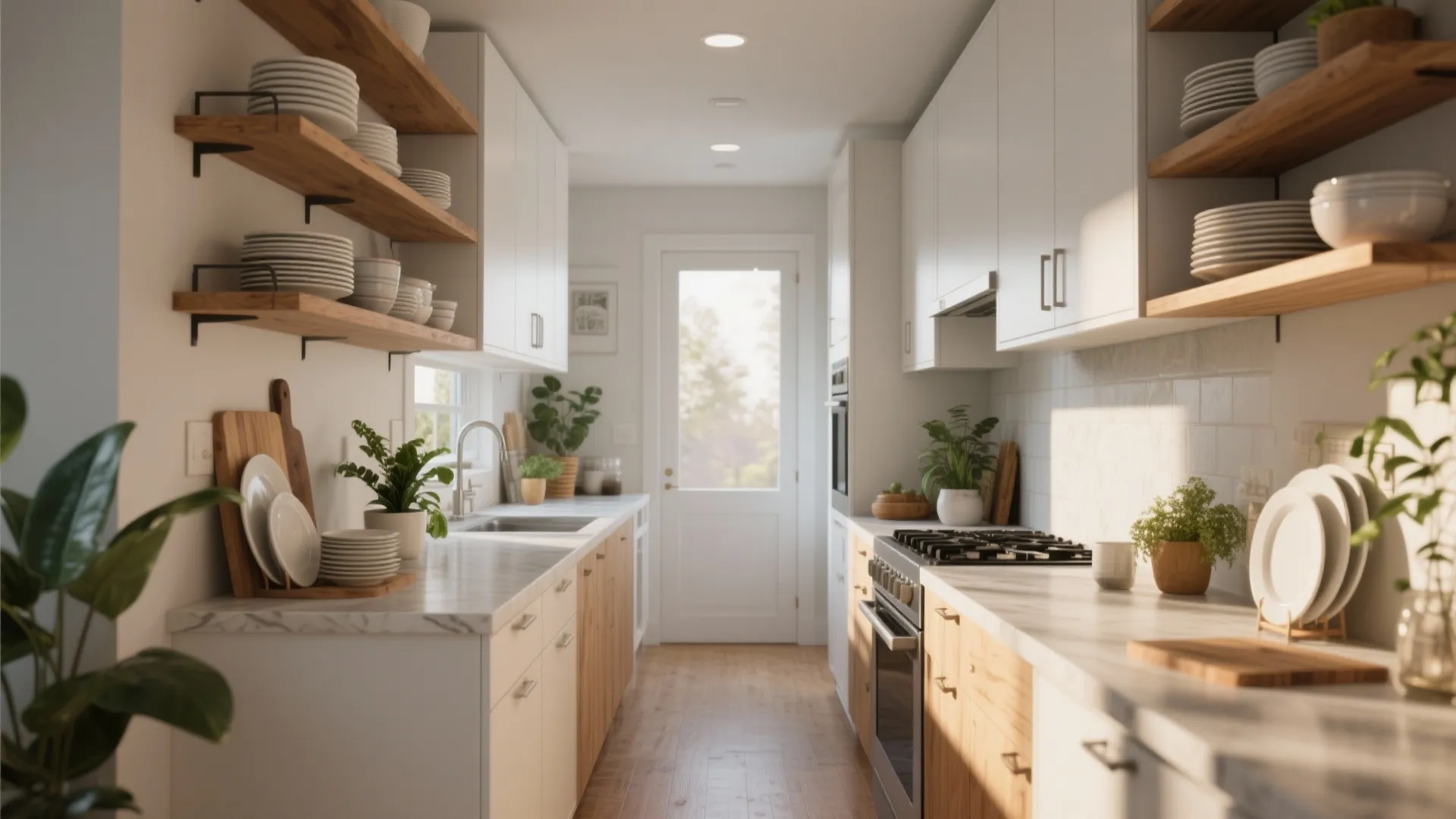 6. Combine Open and Closed Shelving