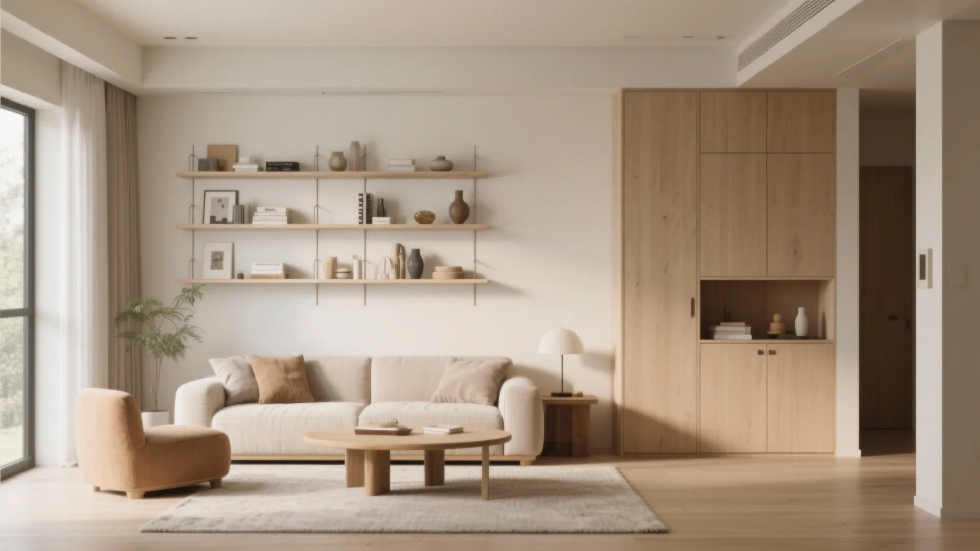 7. Mix Open and Closed Storage