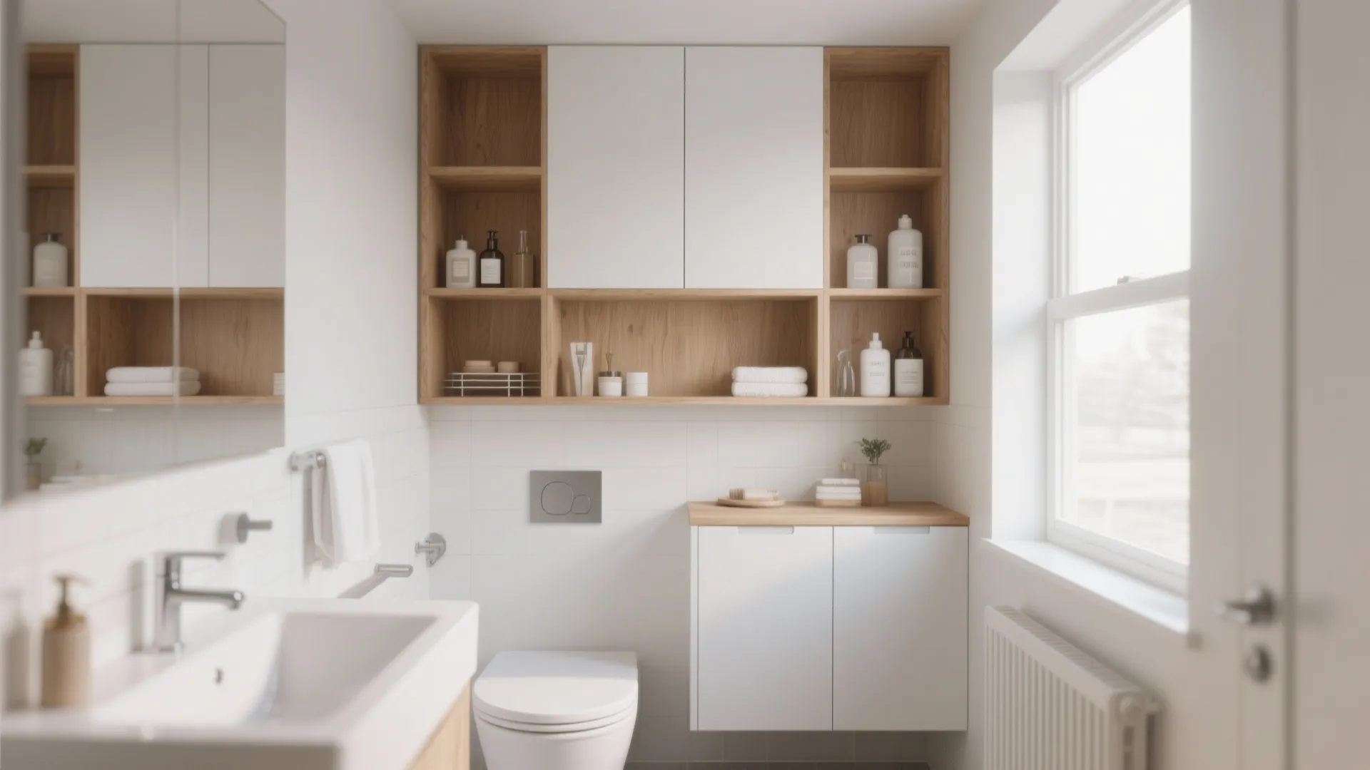 10. Mix Open and Closed Storage