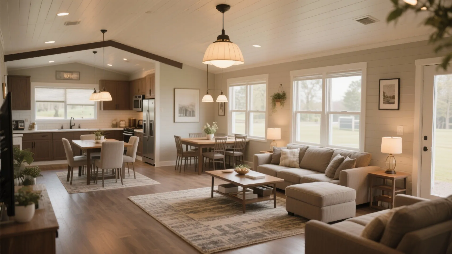 2. Use Open Concept Living Wisely