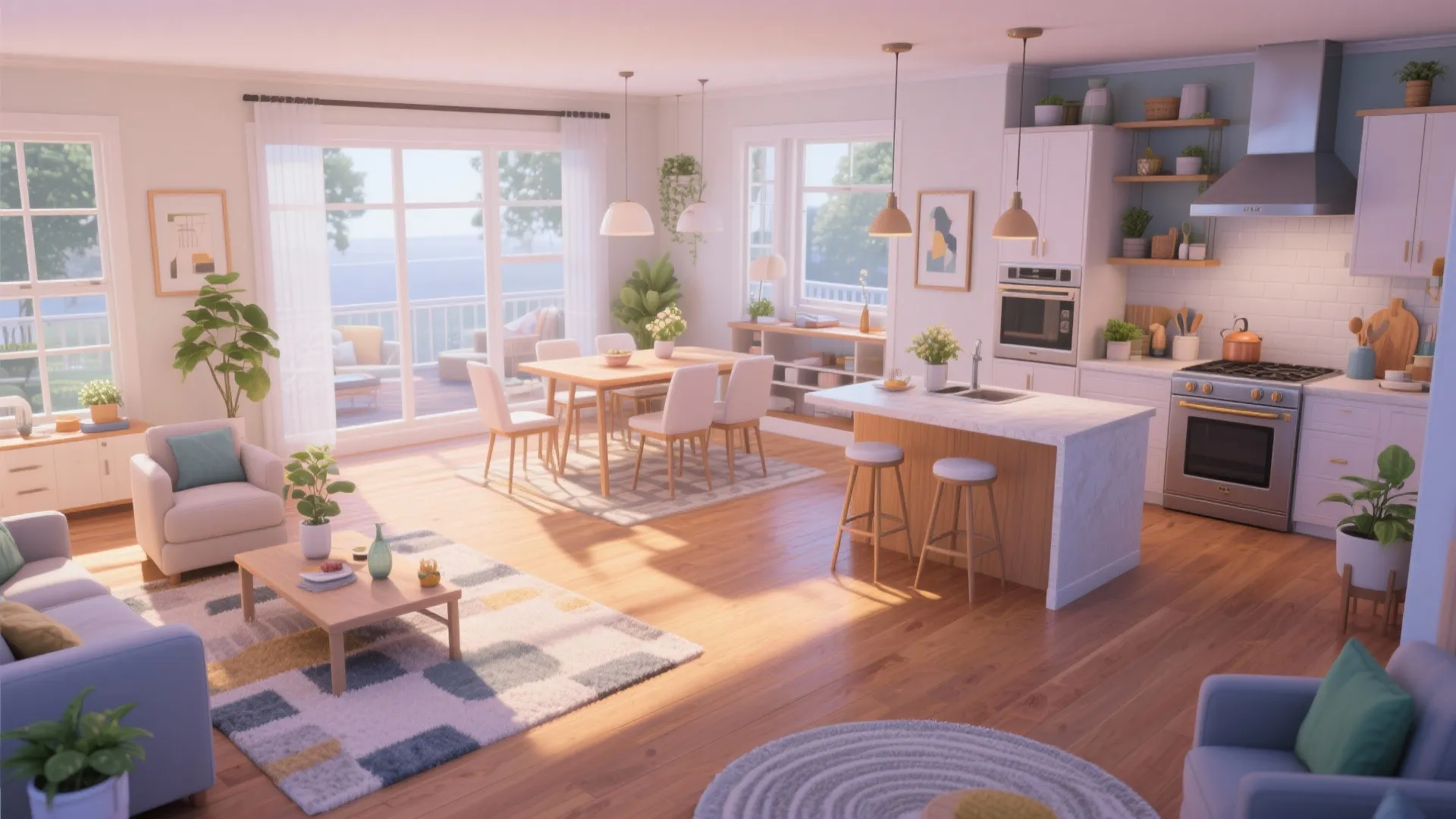 4. Open Concept Flow