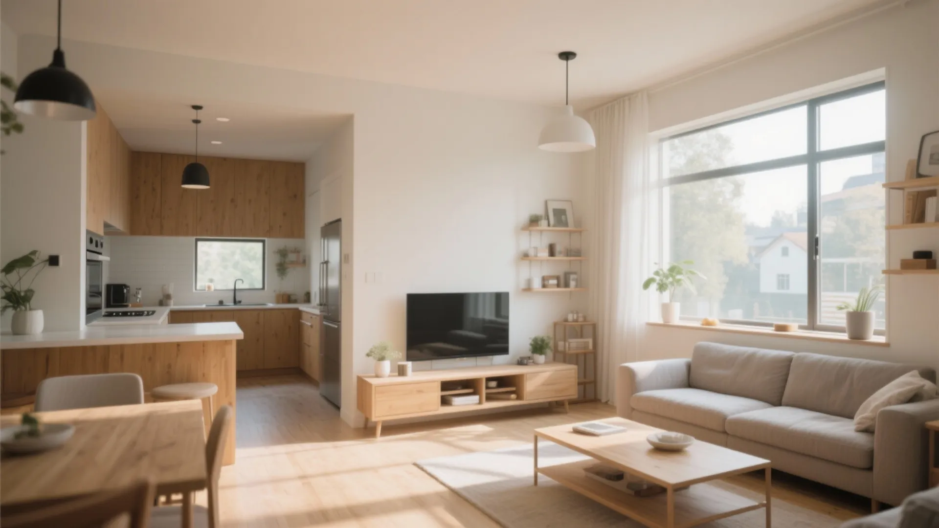 Open Concept Living Area