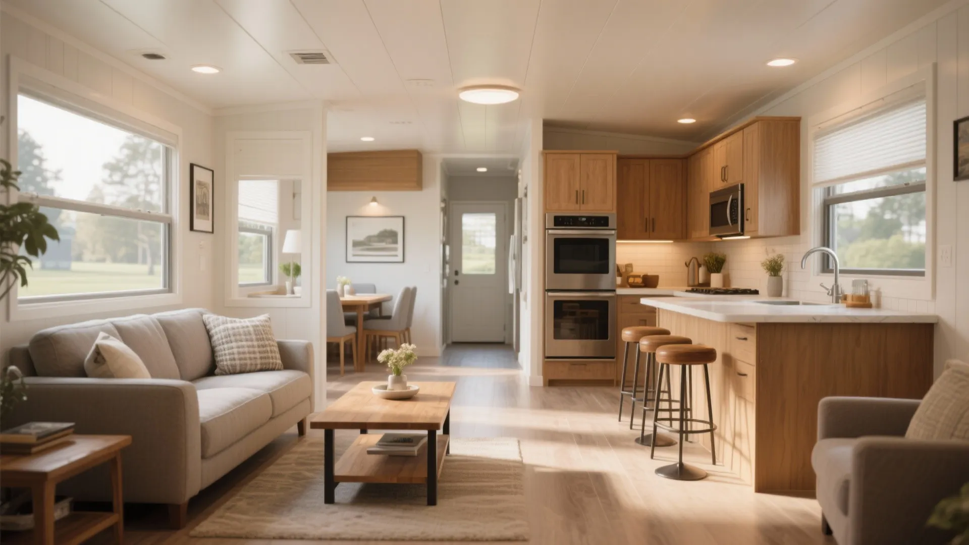 1. Open Concept Living Area